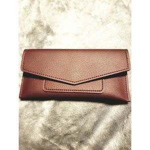 Burgundy Faux Leather wallet